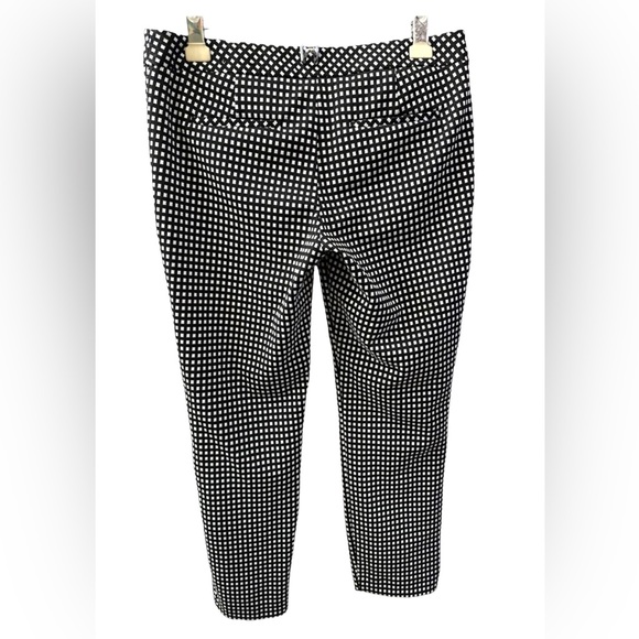 Express Columnist Black & White Checkered Pants with 4 Pockets Size 8R - Picture 4 of 13